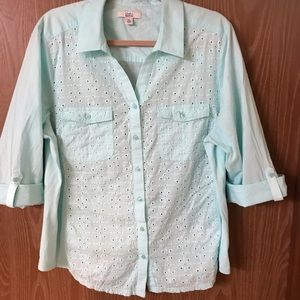 Ladies blouse made in India.